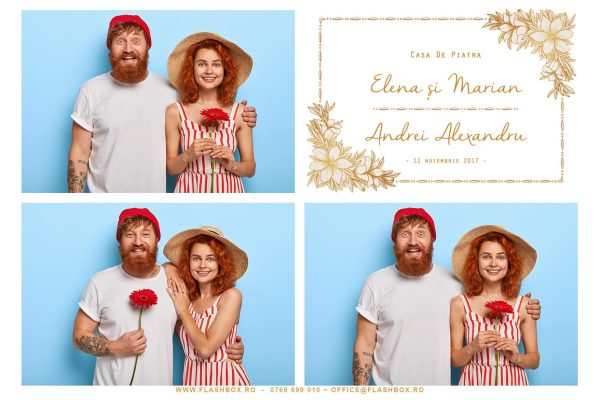23-Template-Landscape-10x15-Cabina-Foto-Nunta-Background-Alb-decor-cadru-rama-aurie-flori-aurii